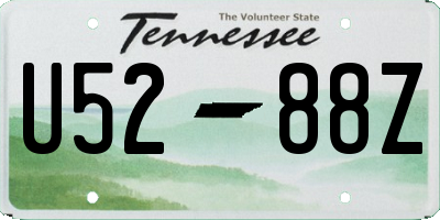 TN license plate U5288Z