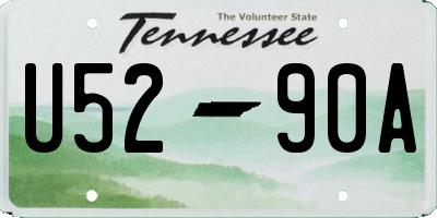 TN license plate U5290A