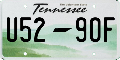 TN license plate U5290F