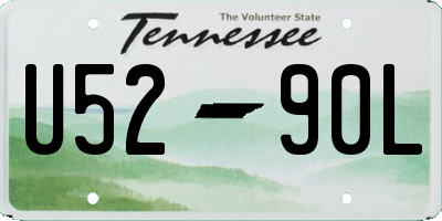 TN license plate U5290L