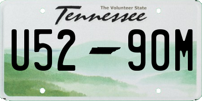 TN license plate U5290M