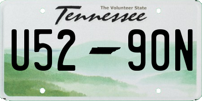 TN license plate U5290N