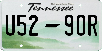 TN license plate U5290R