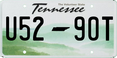 TN license plate U5290T