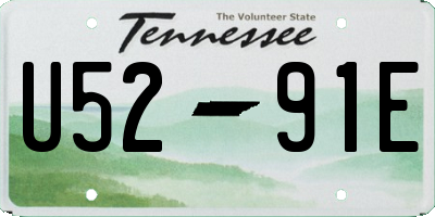 TN license plate U5291E