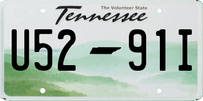 TN license plate U5291I