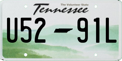 TN license plate U5291L