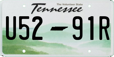 TN license plate U5291R