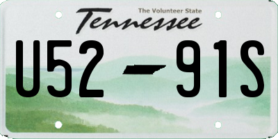 TN license plate U5291S