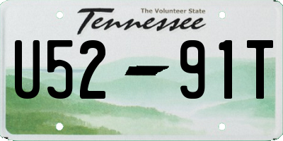 TN license plate U5291T