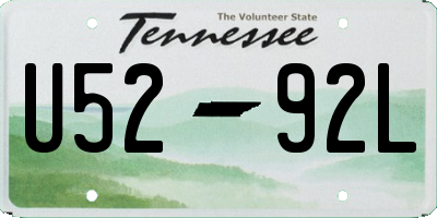 TN license plate U5292L