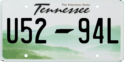 TN license plate U5294L