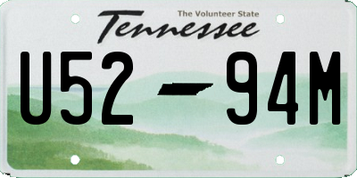 TN license plate U5294M