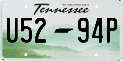TN license plate U5294P