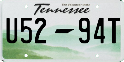 TN license plate U5294T