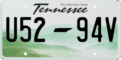 TN license plate U5294V