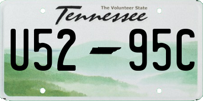 TN license plate U5295C