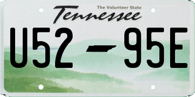 TN license plate U5295E
