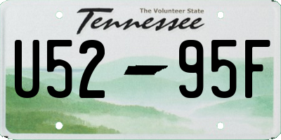 TN license plate U5295F