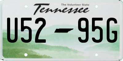 TN license plate U5295G