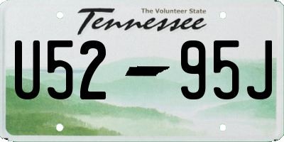 TN license plate U5295J