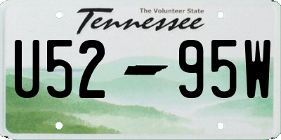 TN license plate U5295W
