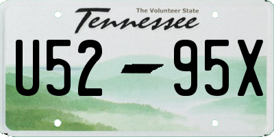 TN license plate U5295X