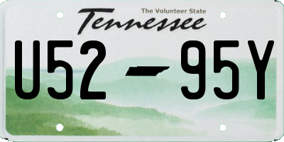 TN license plate U5295Y