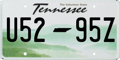 TN license plate U5295Z