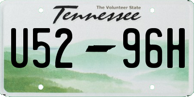 TN license plate U5296H