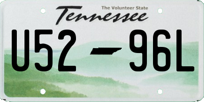 TN license plate U5296L