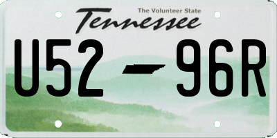 TN license plate U5296R