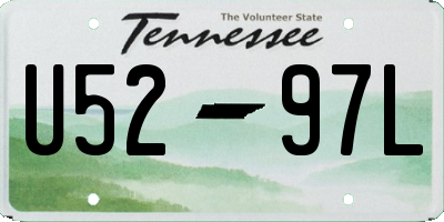 TN license plate U5297L