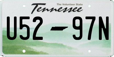 TN license plate U5297N