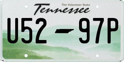 TN license plate U5297P
