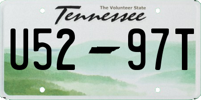 TN license plate U5297T