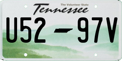 TN license plate U5297V