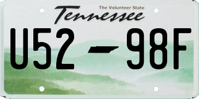 TN license plate U5298F