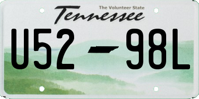 TN license plate U5298L