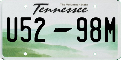 TN license plate U5298M