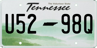 TN license plate U5298Q