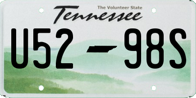 TN license plate U5298S