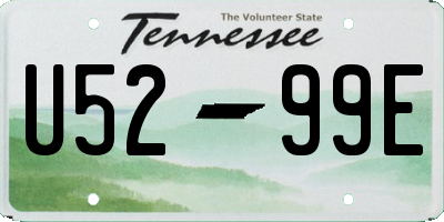 TN license plate U5299E