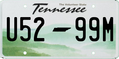 TN license plate U5299M