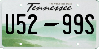 TN license plate U5299S