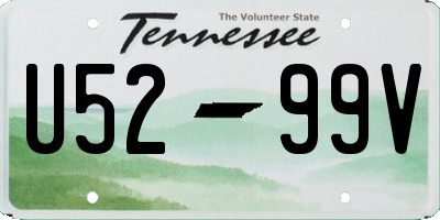 TN license plate U5299V
