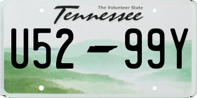TN license plate U5299Y