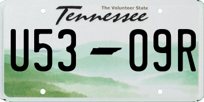 TN license plate U5309R