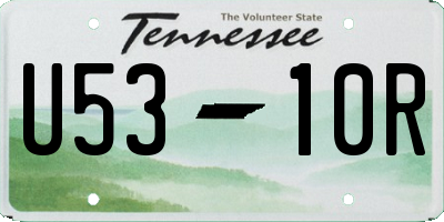 TN license plate U5310R