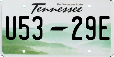 TN license plate U5329E